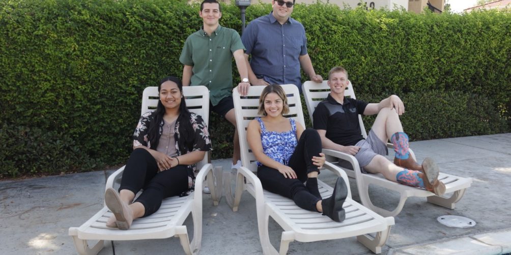 Group consisting of Lupe, Erika, Daniel, Adam and Trent